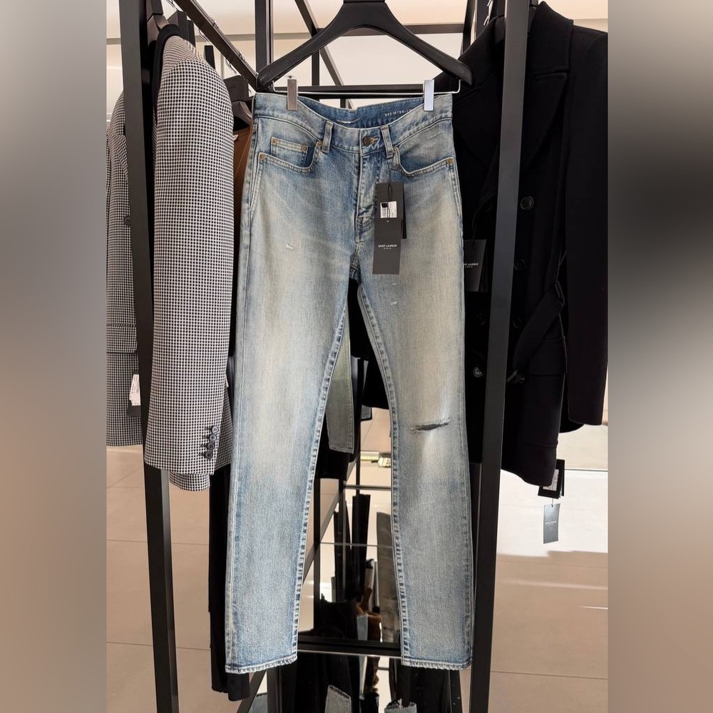 Saint Laurent Paris Men’s D02 Skinny Jeans Brand New Full set